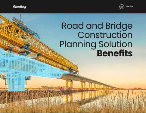 Road & Bridge Construction Planning Solution Benefits